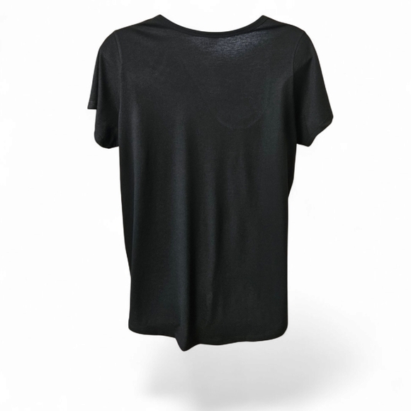 Torrid Black V-Neck Short Sleeve Tee - Picture 8 of 16